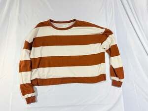 Lou & Grey Striped Drop Shoulder Sweatshirt